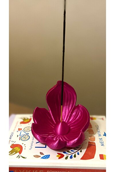 bycaeldesign Lily Tütsülük ,Lilyum Çiçeği Modelli Tütsülük ,Dekoratif Ürün, B...