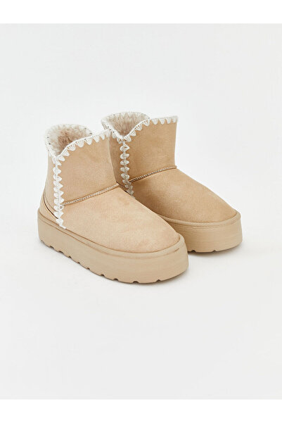 LC Waikiki Γυναικείες μπότες Peak New Season Suede Look