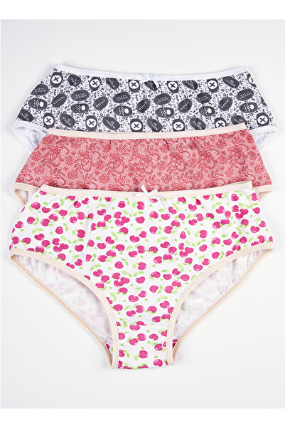 Cute Women's regular waist floral underwear