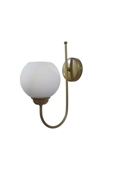 DEDE Cane Handle Antique Static Painted Applique with Matte White Glass Looking Upwards