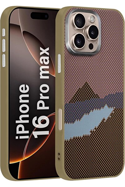 Margoun جراب TPU صلب لهاتف iPhone 16 Pro Max مع مصد مقاوم للصدمات، غير قابل ل...