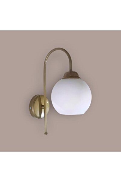 DEDE Cane Handle Antique Static Painted Applique with Matte White Glass Looking Downwards