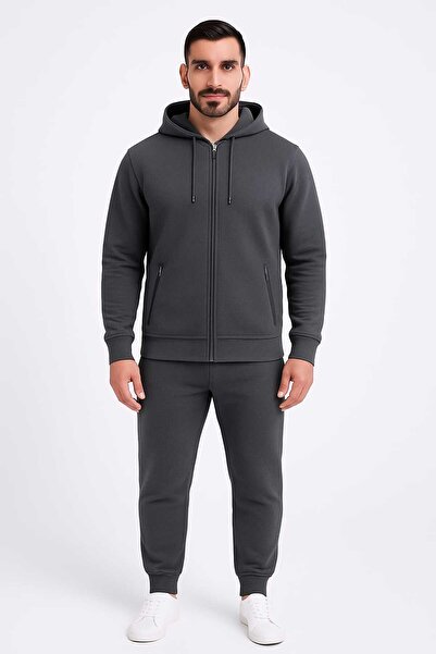 ANATOLIATEKSTILE Ανδρική φόρμα υψηλής ποιότητας – Παχύ υλικό – Casual αθλητικ...