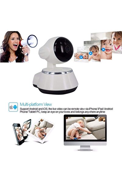 Miskat Trading Wireless Pan Tilt 720P WiFi IP Security Camera with Night Vision