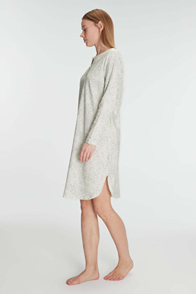ALFA AKSESUAR 03 Cotton Long Sleeve Nightgown