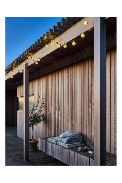 OEM Outdoor lighting installation, garland, 50 LEDs, 735 cm long, 3 distinct colors