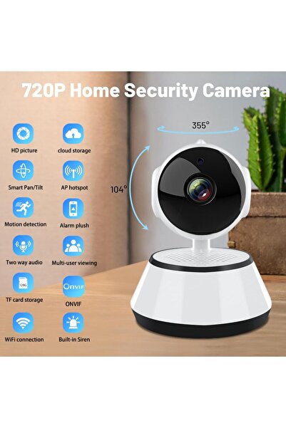 Twinkle Mart Indoor Surveillance Camera V380 PRO — 5X Digital Zoom, 2-Way Talk, Local & Cloud Storage