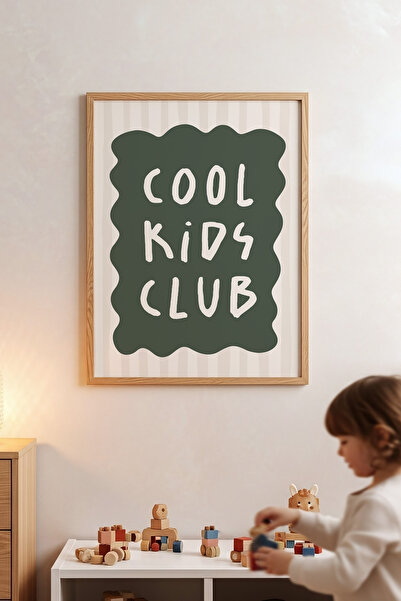 Posteria Spor Temalı Erkek Çocuk Odası Tablosu, Doğal Ahşap Çerçeve + Poster ...