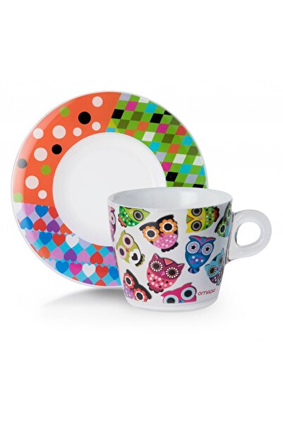 Omada PLEXART Mugs and Cups Set of 2 Tea Mugs - Owl