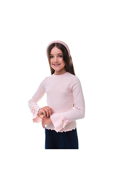 SUZIE Girls' pink cotton blouse