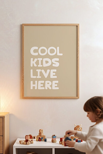 Posteria Spor Temalı Erkek Çocuk Odası Tablosu, Doğal Ahşap Çerçeve + Poster ...