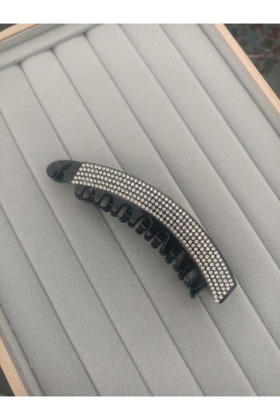 MutluBiDünya Büyük Boy Taşlı Muz Toka Kapan Toka Balık Toka