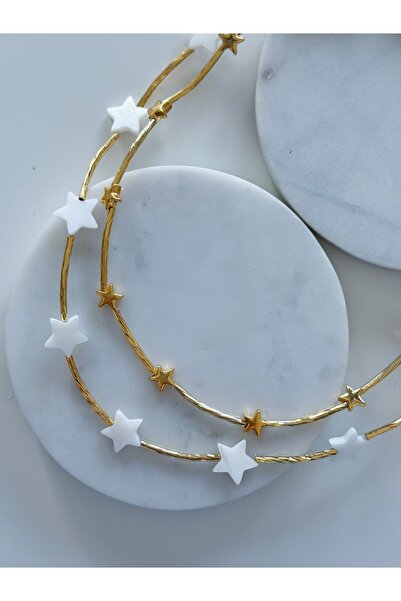 CHARMLUCKY -Gold Star 2-Piece Necklace