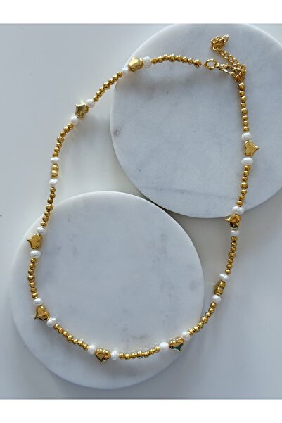 CHARMLUCKY Pearl Heart Topchuk Necklace