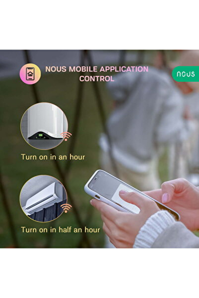 Nous Έξυπνη υποδοχή WiFi με παρακολούθηση κατανάλωσης ενέργειας, A8