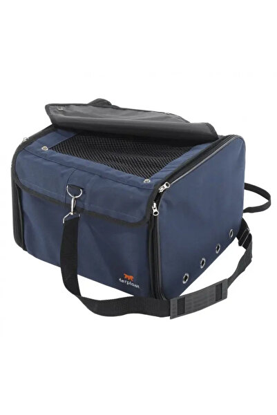 Ferplast حامل أركا الناعم - حقيبة سفر للسيارة والكتف للكلاب الصغيرة (أسود، نا...