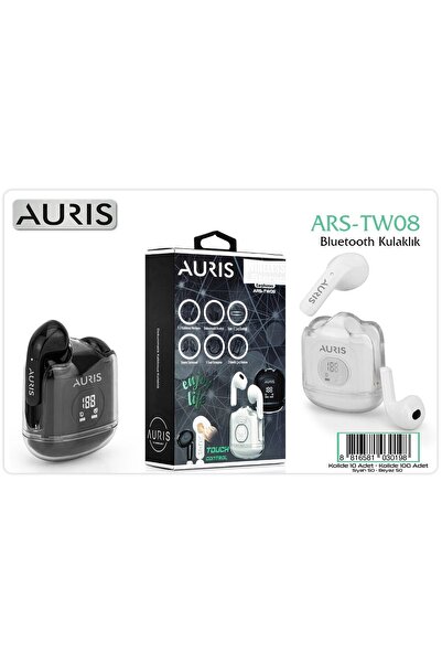 Auris DİJİTAL GÖSTERGELİ DOKUNMATİK KONTROL BLUETOOTH KULAKLIK