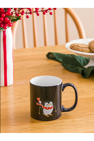 LC Waikiki Color Changing B Printed Ceramic Mug with Hot Water 500 ml - 1 Piece