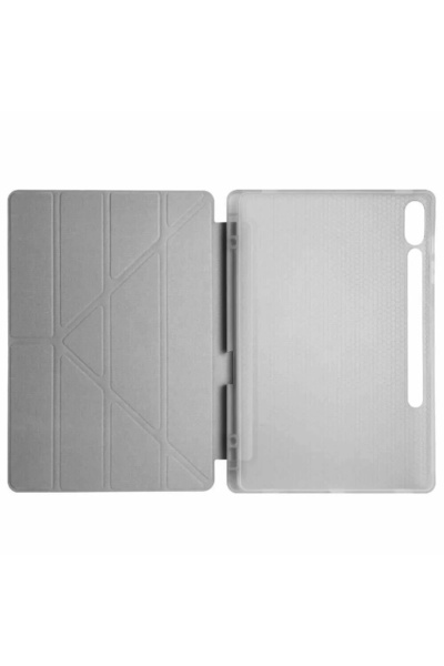 HarmonyAura Samsung Galaxy X610 Tab S9 Fe Plus 12.4 Case Mars Tablet Case with Pen Holder - Dark Gray