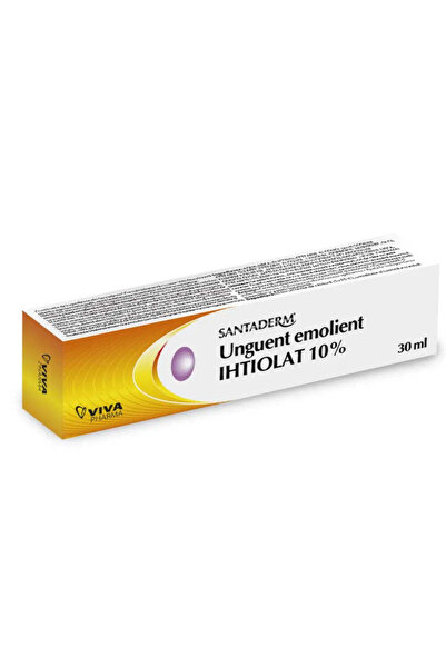 Viva Pharma Unguent emolient ihtiolat 10% Santaderm, 30 ml,