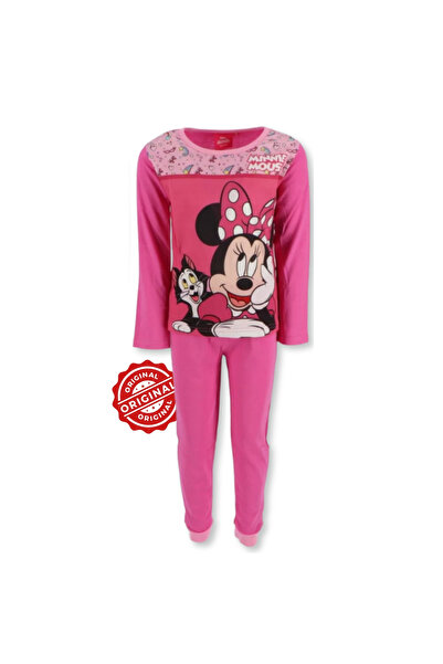 Mickey & Friends Pijama lungă pentru copii, set din bumbac, Disney Minnie Mou...