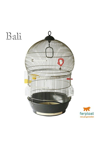 Ferplast Canary and Small Exotic Bird Cage Bali White -43.5 x 68.5 cm