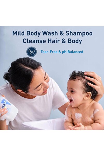 TOPONEE CeraVe Baby Wash and Shampoo for Children - 473 ml