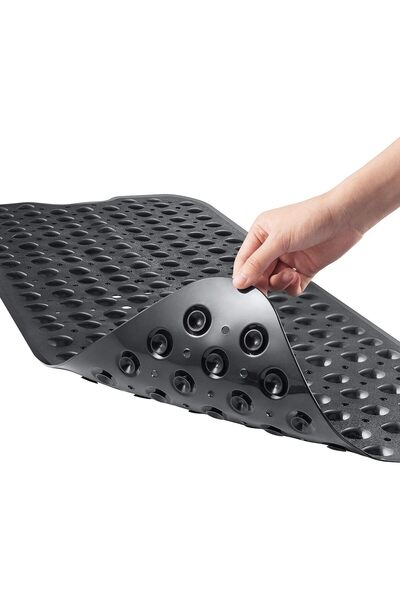 Primo Plus Bath Tub Mat Non-Slip and Extra Large, Bathtub Mat, Machine Washable Bathroom Mats with Drain Holes