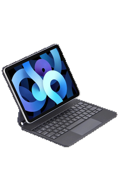 HarmonyAura iPad Pro 11 (2024) Case X7P Magic Tablet Case with Magnetic Keyboard - Black