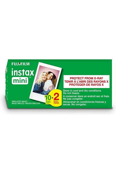 Fujifilm Instax Mini Instant Film Twin Pack (White)