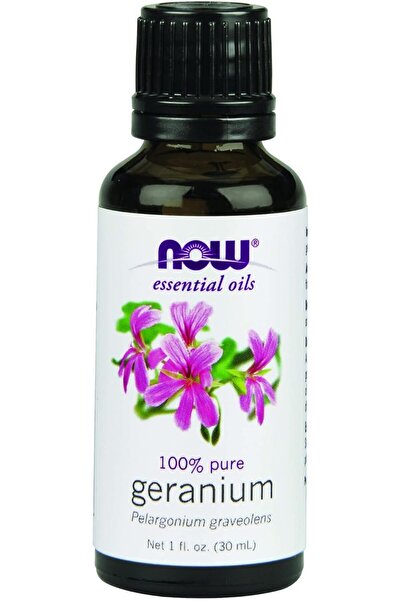 Now Foods 100% Pure Geranium Essential Oil, 1 fl oz (30 ml)