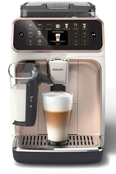 Philips 5500 Serisi LatteGo Tam Otomatik Espresso Makinesi, 20 Sıcak ve Soğuk...