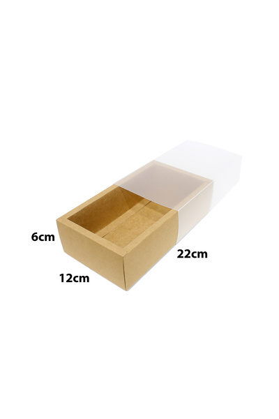 Generic Transparent paper gift boxes with a zipper design