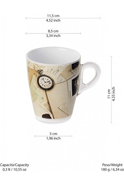 Omada Mugs and cups - PLEXART Set of 2 mugs - Old memos