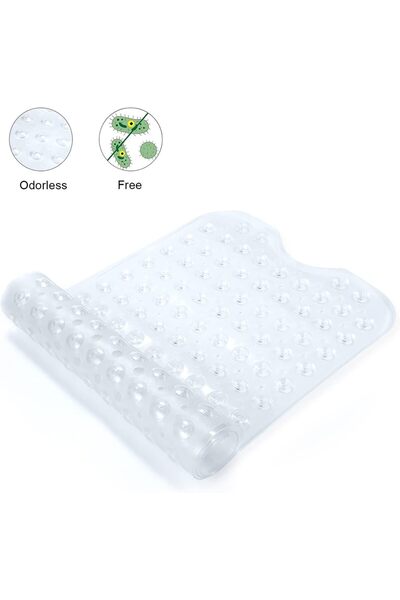 Primo Plus Bath Tub Mat Non-Slip and Extra Large, Bathtub Mat, Machine Washable Bathroom Mats with Drain Holes