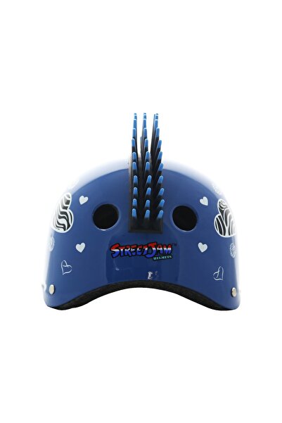 Street Jam Zebra Heart (Blue)