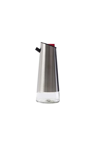 cc bin shihon Olive oil dispenser, slim and convenient stainless steel with a 250ml glass bottle for dispensing oil and vinegar.
