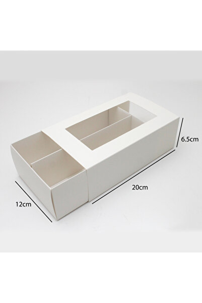 Generic Paper cake boxes 20*12*6.5 cm, double divider