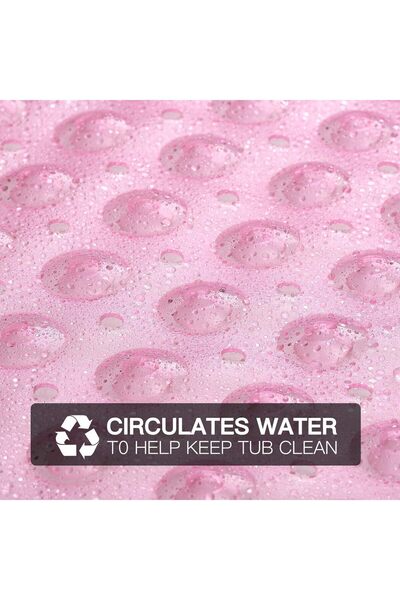 Primo Plus Bath Tub Mat Non-Slip and Extra Large, Bathtub Mat, Machine Washable Bathroom Mats with Drain Holes