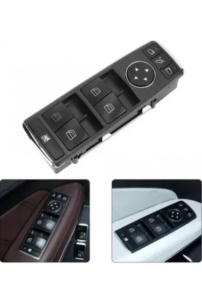 Aftermarket Butoane comutator geam electric pentru Mercedes W204 W212 W207 GLK X204 A207 C207 (oglinzi rabatabile)