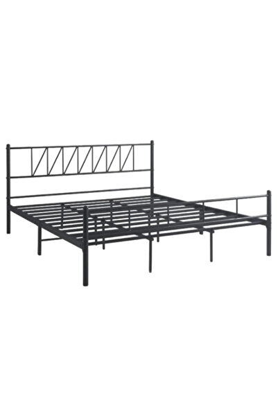 Bec4 Modern design metal bed measuring 180x200 cm in various colors