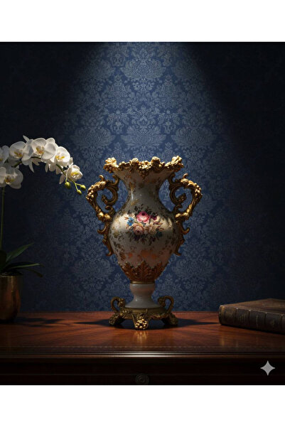 Oss elhetraf Luxurious royal decorative vase – elegant classic design with ro...