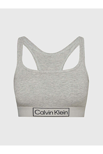 Calvin Klein UNLINED BRALETTE GREY HEATHER Women
