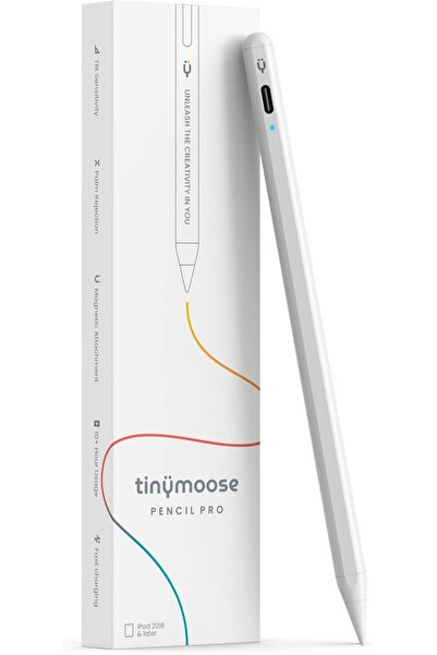 Tinymoose Pencil Pro White iPad Stylus - Ultra High Precision, Tilt & Palm Rejection