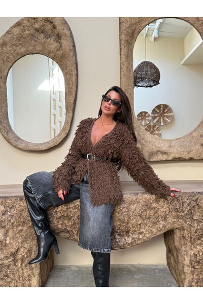 MAXXANA Tasseled Knitwear Cardigan