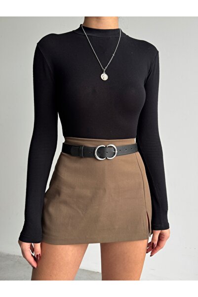 KIRASE Double Buckle Women's Trouser Belt, Coat Belt, Dress Belt, Shirt Belt Boy-110 En-3