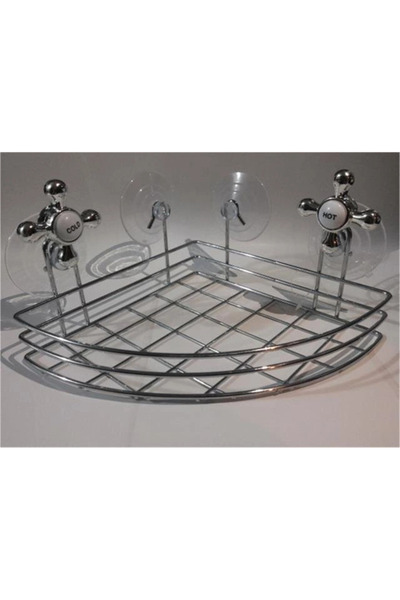 COjans Bathroom Organizer - Multi-Purpose Corner Organizer with Suction Cup