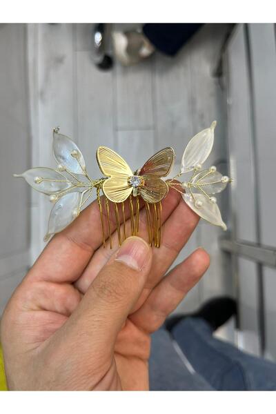 Çınar Aksesuar Handmade Elegant Wedding and Engagement Bridal Crown & Hair Ac...