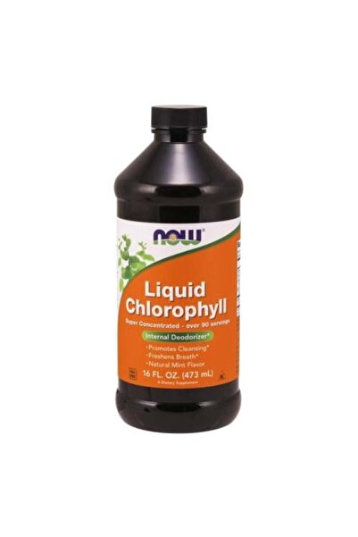 Now Foods الكلوروفيل السائل مع النعناع الطبيعي، 16 أونصة سائلة (473 مل)