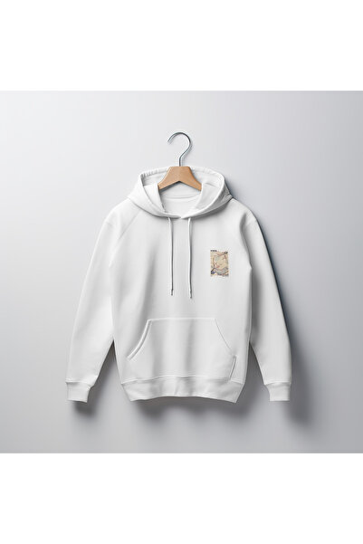 Dad&Children سويت شيرت كيريز للجنسين باللون الأبيض